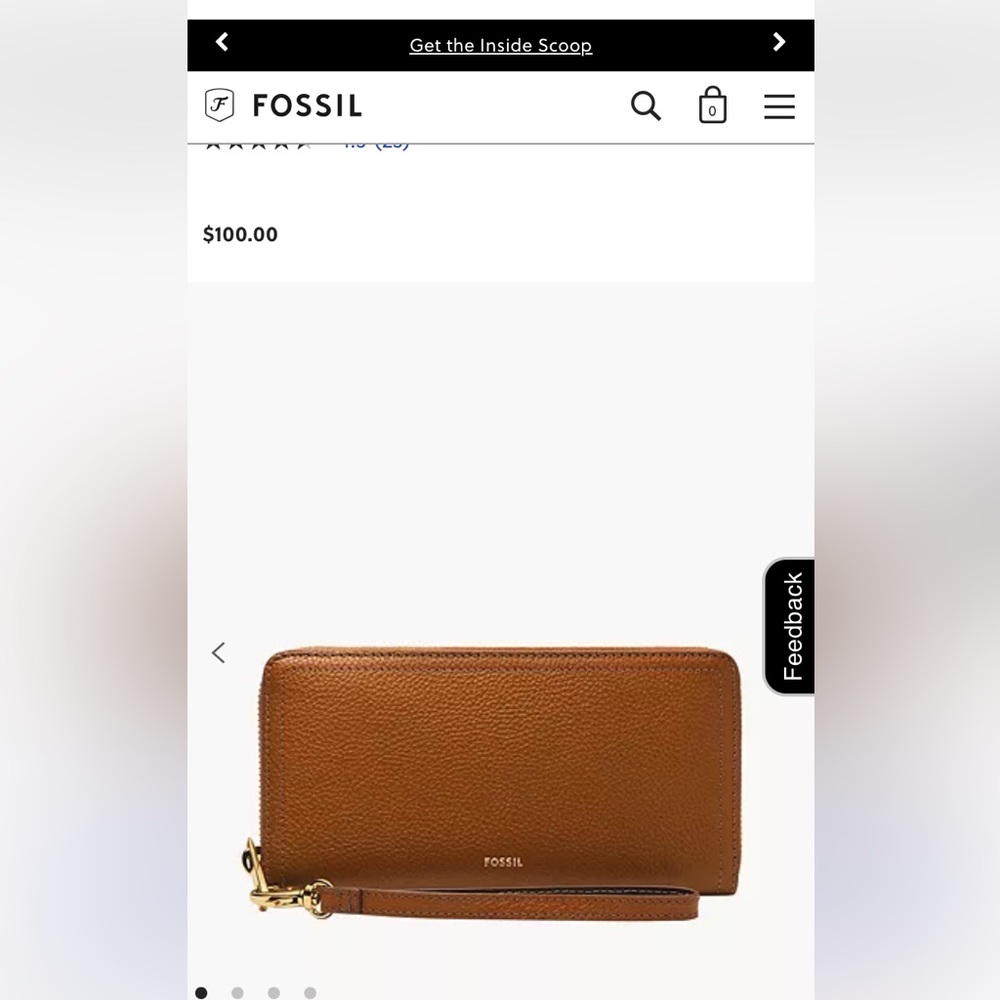 Fossil Clutch / Wallet